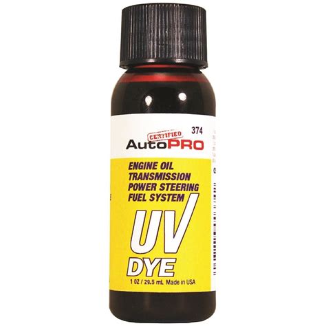 power steering uv dye|InterDynamics Certified Auto Pro Oil and Fuel System UV Dye。